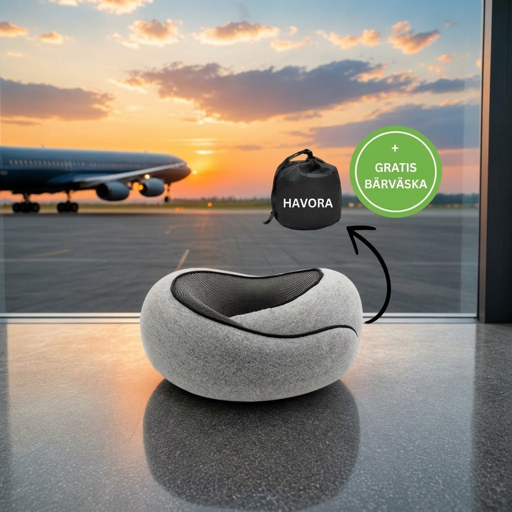 NackLugn | Ergonomisk Nackkudde För Djup Avkoppling ✈️