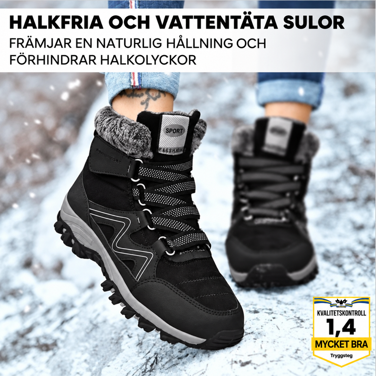 Tryggsteg – Ortopediska och Smärtlindrande Inlägg, Gjorda För Alla Skor (2 st. för båda fötterna)